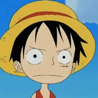 Telegram sticker 😐 Once Pieces × @burntpacks