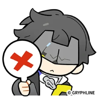 Telegram sticker ❌ Arknights: Endfield RU