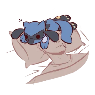 Telegram sticker 🛌 Advos Riolu