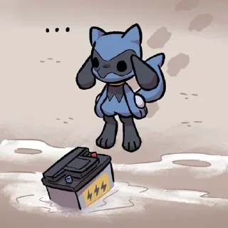 Video sticker ⚡️ Advos Riolu