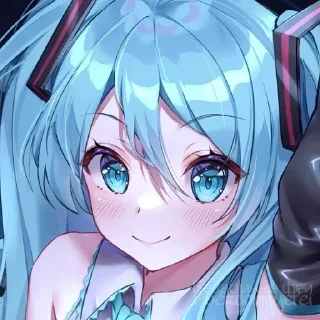 Video sticker ☺️ :     ° @bezdomnyefei °     : [ Hatsune Miku ]