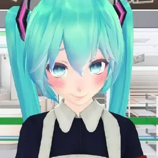 Video sticker 🥰 :     ° @bezdomnyefei °     : [ Hatsune Miku ]