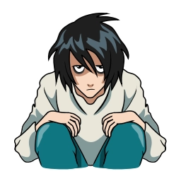 Telegram stiker ❤️ Тетрадь смерти @nyasticks