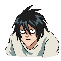 Telegram stiker 😜 Тетрадь смерти @nyasticks