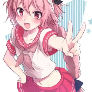 Telegram sticker 👄 Astolfo @Kane_zzz