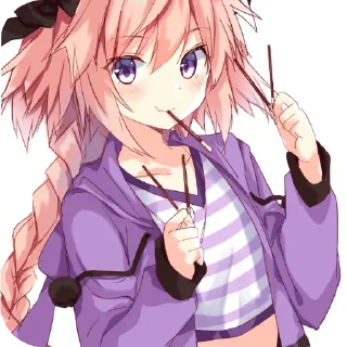 Telegram sticker ✋ Astolfo @Kane_zzz