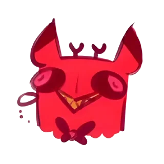 Telegram sticker 🥩 ㅤAlastor cat 2 𖥻 tg: @weshilwe