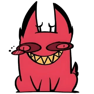 Telegram sticker 🥩 ㅤAlastor cat 2 𖥻 tg: @weshilwe