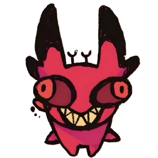 Telegram sticker 🥩 ㅤAlastor cat 2 𖥻 tg: @weshilwe