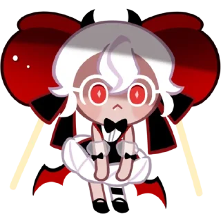 Телеграм стикер 🍎 Candy Apple Cookie! @cookierunstickersarchiev