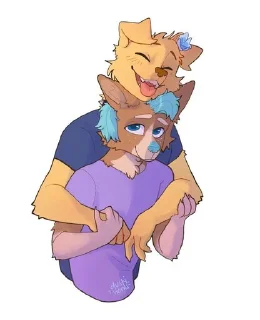 Телеграм стикер 😄 GIB CUDDLEESS
