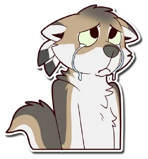 Sticker 😢 Puppy Dante