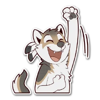 Telegram sticker 🤩 Puppy Dante