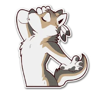 Telegram sticker 😫 Puppy Dante