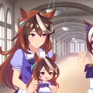 Video sticker 👋 Symboli Rudolf @umamusume_stickers