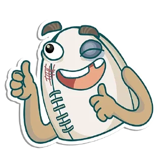 Video sticker 🏉 Rugby Melon by @rugby_stickers