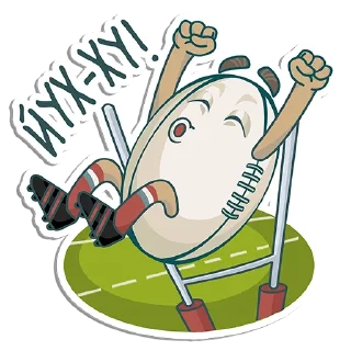 Video sticker 🏉 Rugby Melon by @rugby_stickers