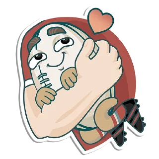 Telegram stiker 🏉 Rugby Melon by @rugby_stickers