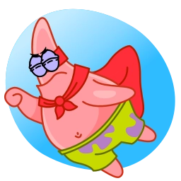 Telegram sticker 🦸‍♂️ Patrick
