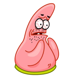 Telegram sticker 😰 Patrick