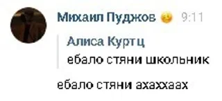 Video sticker 🙊 Ответы на сообщения by @fStikBot