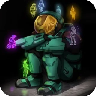 Telegram stiker 👍 HALO by @GHOSTIK_VOID