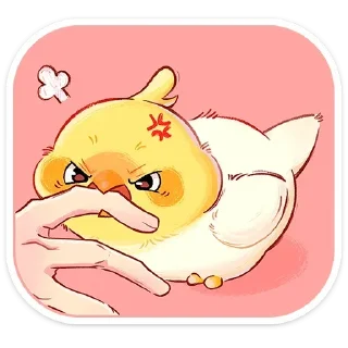 Telegram sticker 😡 Лучик @stickersvvk