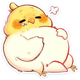 Sticker 😴 Лучик @stickersvvk