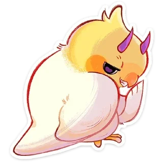 Telegram sticker 😈 Лучик @stickersvvk