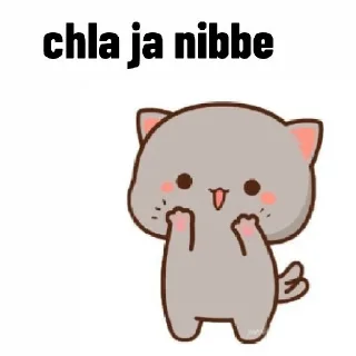 Telegram sticker 😂 @Opstickerpacks 🔥 chibi cat 💕💫