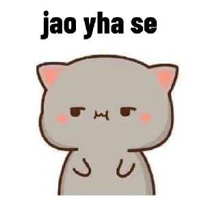 Telegram sticker 😏 @Opstickerpacks 🔥 chibi cat 💕💫
