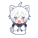 Telegram sticker 😍 Mafumafu cat😽 - @MochaStickers