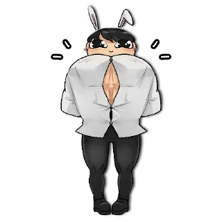 Telegram sticker 💪 TATA MIC : by Broken_pencil