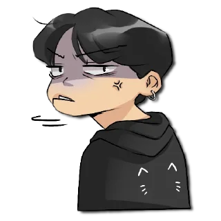 Telegram sticker 😡 TATA MIC : by Broken_pencil