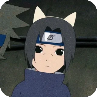 Telegram stiker 😐 Итачи и Саске ➡️ @Earth928B