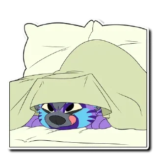 Sticker 😈 Floofy's Way 5 — @stckrRobot