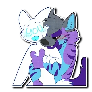 Video sticker 😘 Floofy's Way 5 — @stckrRobot