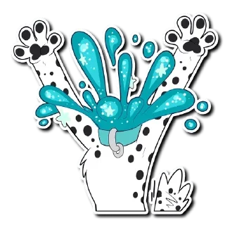 Телеграм стикер 💥 Floofy's Way 5 — @stckrRobot