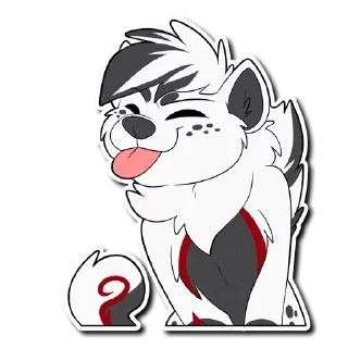 Телеграм стикер 😋 Floofy's Way 5 — @stckrRobot