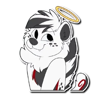 Телеграм стикер 😇 Floofy's Way 5 — @stckrRobot