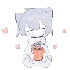 Sticker ☕ ૮꒰ྀི ◌´ ˘ `◌ ꒱ྀིა @wexsavi 🐾 ꒱