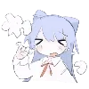 Sticker 😵 ૮꒰ྀི ◌´ ˘ `◌ ꒱ྀིა @wexsavi 🐾 ꒱
