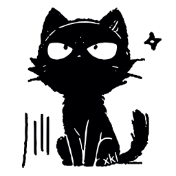 Sticker 😎 𝐵𝘭𝘢𝘤𝘬 𝒞𝘢𝘵 𝐻𝒟 @xkysluv