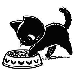 Sticker 🥘 𝐵𝘭𝘢𝘤𝘬 𝒞𝘢𝘵 𝐻𝒟 @xkysluv
