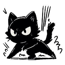 Sticker 🐈‍⬛ 𝐵𝘭𝘢𝘤𝘬 𝒞𝘢𝘵 𝐻𝒟 @xkysluv