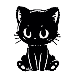 Sticker 🥺 𝐵𝘭𝘢𝘤𝘬 𝒞𝘢𝘵 𝐻𝒟 @xkysluv