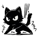 Video sticker 🐈‍⬛ 𝐵𝘭𝘢𝘤�...