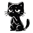 Video sticker 🐈‍⬛ 𝐵𝘭𝘢𝘤�...