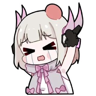 Телеграм стикер 😭 @PunishingGrayRaven Stickers®