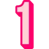 Sticker 🤩 Bebas Outline Pink @TgEmodziBot